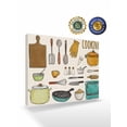 thumbnail image 2 of Kitchenware Wall Art for Living Room,Canvas Picture Wall Decor for Bathroom Bedroom,Vintage Kitchen Cooking Tool Retro Beige Painting Artwork for Office Kitchen Hallway Dining Room Home Decor 12"x16", 2 of 8