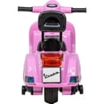 thumbnail image 4 of Moto Vespa Eléctrica Montable Little monkey Niña Ajustable Clásica Rosa 6v, 4 of 7