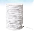 thumbnail image 3 of CIMAXIC Elastic Rope Comfortable DIY Mask Elastic Strap Mask Replacement Elastic Rope Mask Making Accessory (White, 3mm, 80 Yard/Roll),2878.73"X0.12"X0.12", 3 of 4