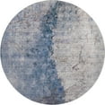 thumbnail image 2 of Addison Rugs Mayfield Washable Transitional Modern Blue Round Rug, 8' x 8', 2 of 5