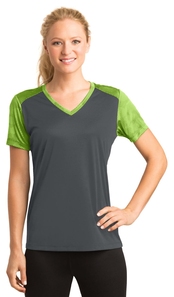 SportTek SportTek Women's Colorblock Athletic Shirt
