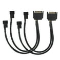 thumbnail image 3 of Fan Adapter Cable, Durable 22AWG Cooling Fan Converter Cable 2PCS  For Office For Home, 3 of 8
