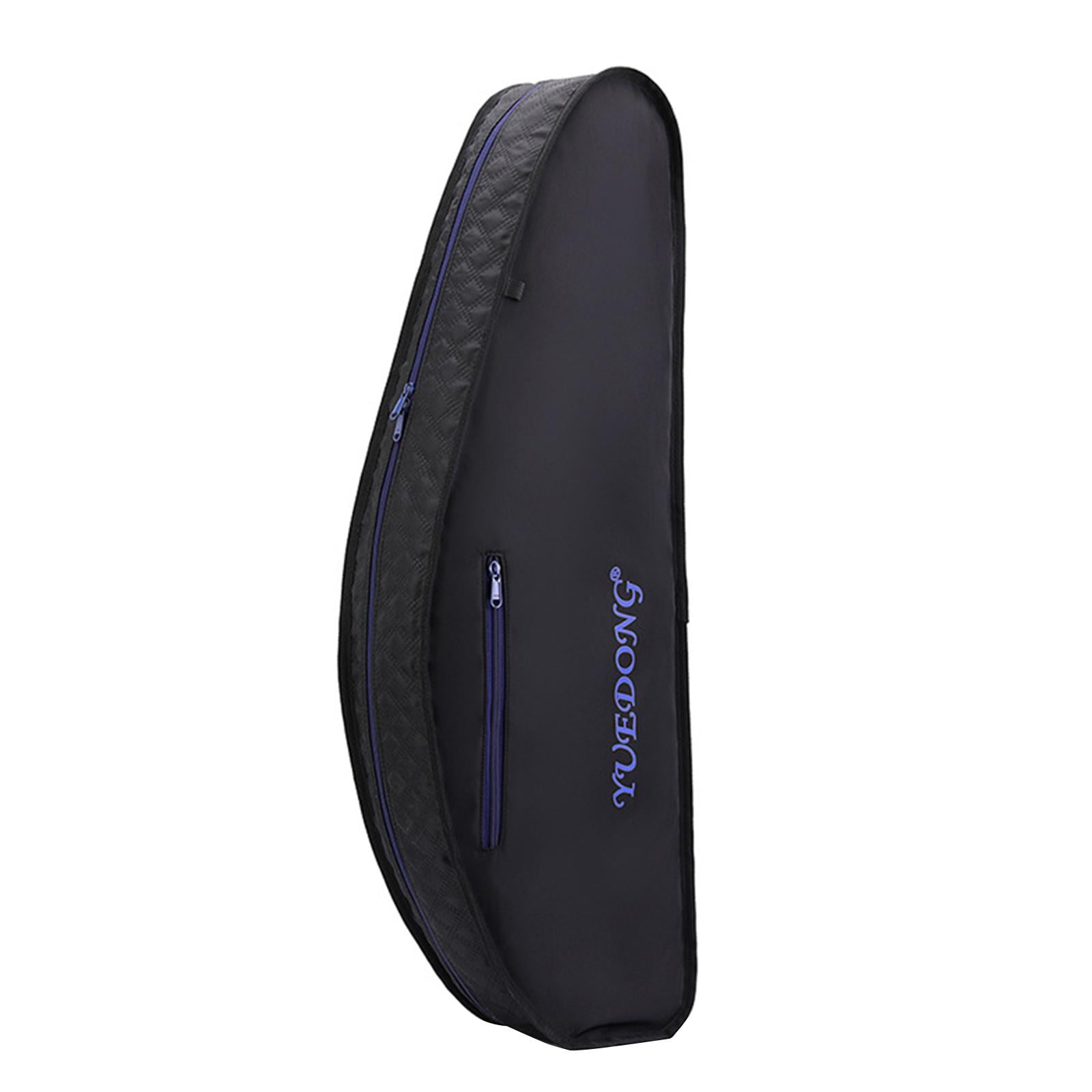 QccHieUs 4/4 Violin Case Violin Box Folding Lightweight Accessories Storage Pouch Fashion black