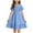 Blue, variant on Nskgu Tween Girls 2025 Summer Dresses Kids Polka Dot Dress Girls Spring Dresses Size 4-14 Years