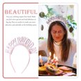 thumbnail image 4 of Shisuyan Delicate Girls Birthday Headband Pink Plastic 1Pack, 4 of 8