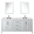 thumbnail image 7 of Wyndham Collection Wcv252580d-Qtz-Us3med Daria 80" Free Standing Double Basin Vanity Set -, 7 of 7