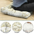 thumbnail image 5 of Cosmic Meditation Cushion Fluffy Floor Pillow with Golden Celestial Design for Yoga & Spiritual Practice, 5 of 7