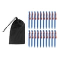 thumbnail image 2 of Tent Stakes V Shape Heavy Duty Tent Peg With Ropes For Outdoor Camping Tent Accessories Blue, 2 of 8