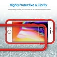 thumbnail image 6 of iPhone 7 Case, JETech Apple iPhone 7 Case Shock-Absorption Bumper and Anti-Scratch Clear Back for iPhone 7 4.7 Inch (Red), 6 of 6