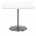 thumbnail image 6 of KFI Studios Mode 3' Square Dining Table, River Cherry, Black Base, 6 of 6