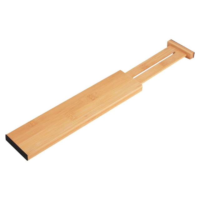 SHISUYAN Adjustable Drawer Divider Bamboo Flexible DIY Separation Board Plate for Closet Drawer