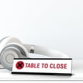thumbnail image 3 of Table To Close, Cross Black Frame, Desk Sign (2x8"), 3 of 3