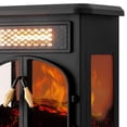 thumbnail image 6 of Open Box selectric Freestanding Electric Fireplace Heater w/Remote, Dark Black, 6 of 12