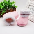 thumbnail image 7 of LowProfile Baby Shoes Girls Cashmere Plush Winter Boots Bandage Warm Shoes, 7 of 7