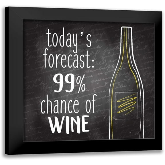 Allen, Kimberly 12x12 Black Modern Framed Museum Art Print Titled - Todays Forecast