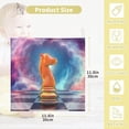 thumbnail image 2 of SKYSONIC Bright Chess Knight Baby Muslin Washcloths Face Towel, 3 PCS Chessboard Burp Cloths Cotton Wipes Infant Wash Cloth for Newborn Boys Girls 12"x12", 2 of 7