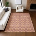 thumbnail image 6 of Addison Rugs Chantille Indoor/Outdoor Transitional Floral Mauve Machine Washable Rectangle Rug, 10' x 14', 6 of 8