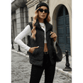 thumbnail image 2 of WQD Womens Fuzzy Fleece Vest Casual Sleeveless Zip Up Warm Sherpa Vest Jacket Cozy Waistcoat Outerwear with Pockets for Fall Winter Spring, 2 of 8