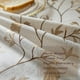 thumbnail image 3 of Granjero Gordo Mantel de cocina rústico, de algodón y lino, para 8 a 10 personas, color beige, 55 x 102 pulgadas, 3 of 5