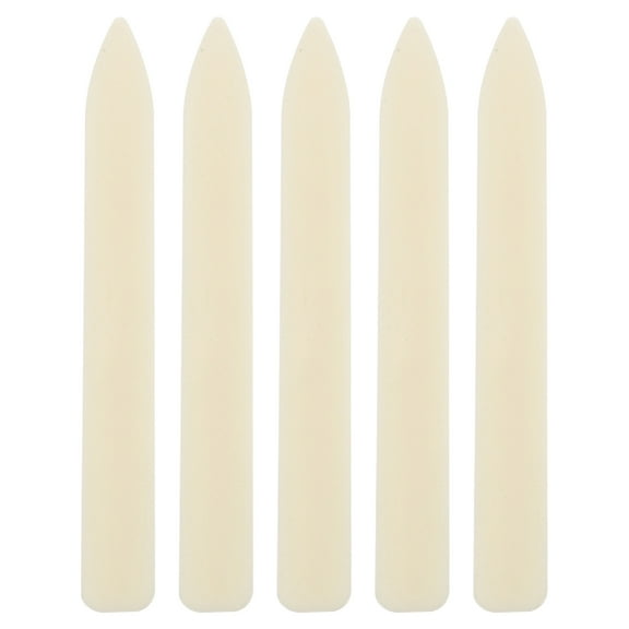 5pcs Paper Creaser Plastic Bone Folder Paper Craft Bone Folder for Bookbinding Leather Burnishing