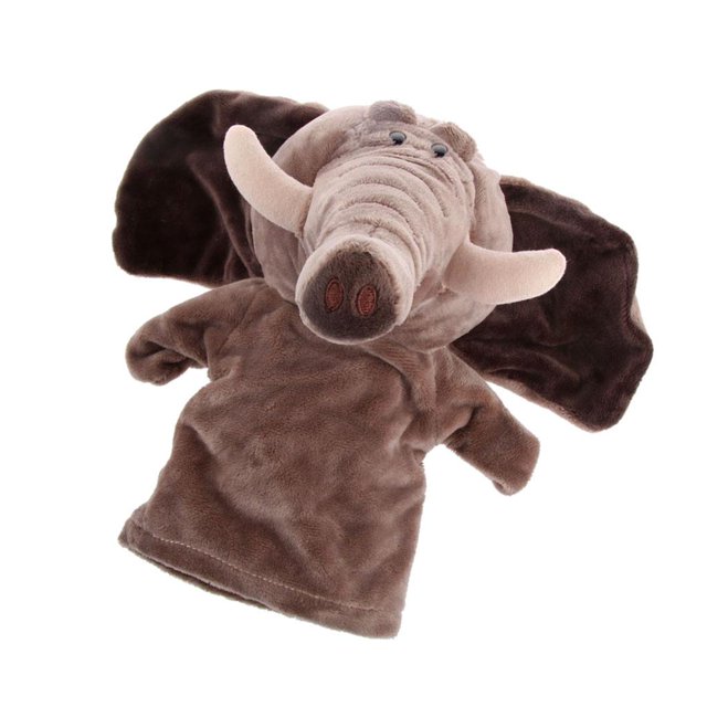 Tela de Animales Títeres de Juguete Lindo Baoblaze Juguete de marionetas de mano 23.8 * 23.5 * 15.5
