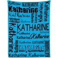 thumbnail image 2 of Personalized Blankets with Name Custom Blanket for Adult Kids Baby Customized Blanket Monogrammed Blankets Gifts for Women Men Girls Boys, 2 of 6