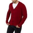 thumbnail image 3 of X RAY JEANS Mens Cotton Cardigan Sweater, Jester Red, S, 3 of 10