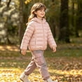 thumbnail image 5 of Busydd Baby Boys Girls Winter Coats 0-15 Years Lightweight Warm Long Sleeve Puffer Jacket Casual Comfy Solid Color Zip Up Hooded Down Coat, 5 of 8