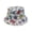 Watermelon Red, variant on Reversible Printed Bucket Hat for Women Men, Fashion Graffiti Ocean Tropical Pattern Fisherman Cap, UV Protection Foldable Sun Hat for Beach Travel Casual Daily Wear