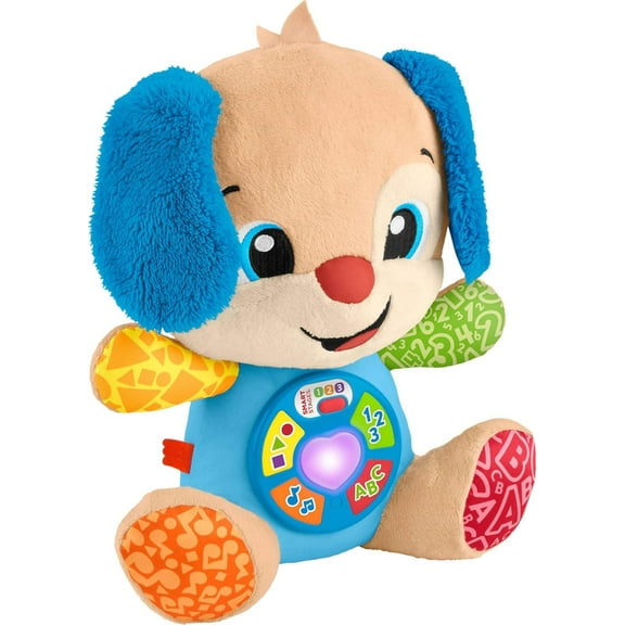 Baby Toy Laugh & Learn Smart Stages Puppy Musical Plush with Lights & Learning Songs for Infants Ages 6  Months