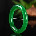 thumbnail image 4 of URED Floating Green Jade Bangle Bracelet For Women Narrow Feng Shui Bracelet Good Luck jade Bangle Genuine Healing For Woman Yoga meditation mother gift Birthday good luck, 4 of 12