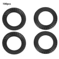 thumbnail image 2 of Lock washer  ribbed lock washer  steel lock washer  washer set 100pcs M4 Steel Ribbed Lock Washer Spacers Washers Anti skid Gaskets with Double sided Ridges ANGGREK Otros, 2 of 8