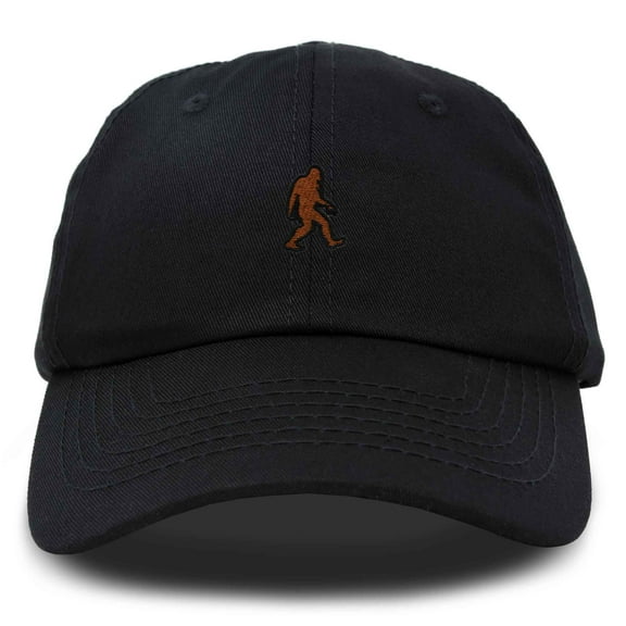 Dalix Sasquatch Embroidered Cap Cotton Baseball Summer Cool Dad Hat Mens in Black