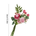 thumbnail image 3 of CQCYD under $5 Artificial Silk Flowers Artificial Flowers Bouquets Florals Arrangements Faux Peony Faux Flower Stems for Spring Wedding Bride Home Table Centerpiece Farmhouse Decorations, 3 of 6