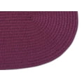 thumbnail image 4 of Better Trends SS-3PCB2472BU 24 x 72 in. Ensemble de Tapis de Tresse de Pays Réversible - Bourgogne Solide - 3 Pièces, 4 of 5