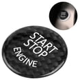 thumbnail image 4 of Black Carbon Fiber Engine Start Stop Button Cover for BMW 1 2 3 4 5 6 7 Series X1 X3 X4 X5 X6, 4 of 5