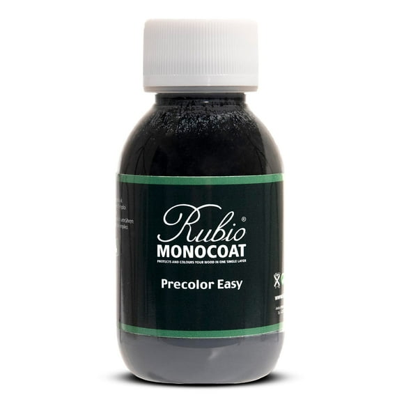 Rubio Monocoat Precolor Easy, Indoor Water-Based Wood Stain & Pre-Treatment, 20 ft² - Pebble Grey | Quick-Dry, Eco-Friendly Pre-Color Bonding Stain for Indoor Use with Oil Plus 2C | 100 Milliliter