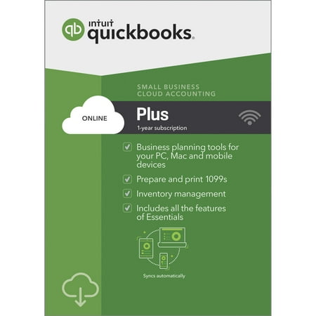 Intuit QuickBooks Online Plus 2019 (Email
