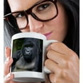 thumbnail image 2 of 3drose, Rwanda, Mountain Gorilla, No 2 Silverback -af35 Rbe0052 - Ralph H. Bendjebar, 11oz Magic Transforming Mug, 2 of 7