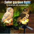 thumbnail image 4 of Farola solar resina búho blanco al aire libre impermeable LED césped lam Sailing Electrónica, 4 of 5