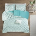 thumbnail image 5 of Home Essence Janelle Metallic Printed Duvet Cover Set, Aqua, Twin/Twin XL, 5 of 16