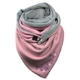 thumbnail image 1 of Écharpes Boho Vintage Imprimé Femmes Enveloppes Hiver Chaud Écharpes Courtes, 1 of 4