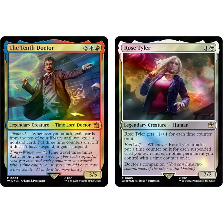 MTG Doctor Who Timey-Wimey Commander Deck with Booster Pack Cards -  Walmart.com