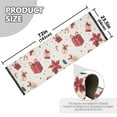thumbnail image 5 of Yayeee Runner Rug for Bedroom 2'x6' Machine Washable Hallway Non Slip Mat, Red Christmas Gift Pattern, 5 of 8
