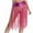 Hot Pink, variant on zhi Women's Fringe Belly Dance Performances & Festive Parties Skirt,Red,Free Size