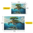 thumbnail image 5 of 500-Piece Jigsaw Puzzle for Brain Teasing Fun & Perfect Wall Art for Adults Ages 15+ Sea Turtle Carrying Island, 5 of 9