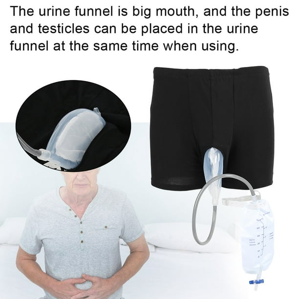 Incontinence Pants, Urine Bag, Reusable Pee Holder, Portable Urinal  Collector With Catheter Leak Proof Leg Bag For Men For Elder 
