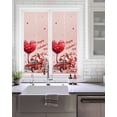 thumbnail image 2 of Pink Valentine's Day Window Privacy Film Stained Glass Window Film Decorative Windows Cover Static Windows Cling for Glass Door Love Heart Gnomes Truck Roses Stickers for Bathroom 17.7"x39.3", 2 of 7