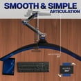 thumbnail image 4 of VIVO Single Pneumatic Monitor Wall Mount, Fits Ultrawides up to 49", 4 of 8