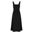 BOOM Women's Casual Dresses Turtle Neck Three Quarter Length Sleeve Hop ...